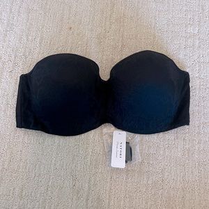 Natori Black Strapless Bra NWT 40D